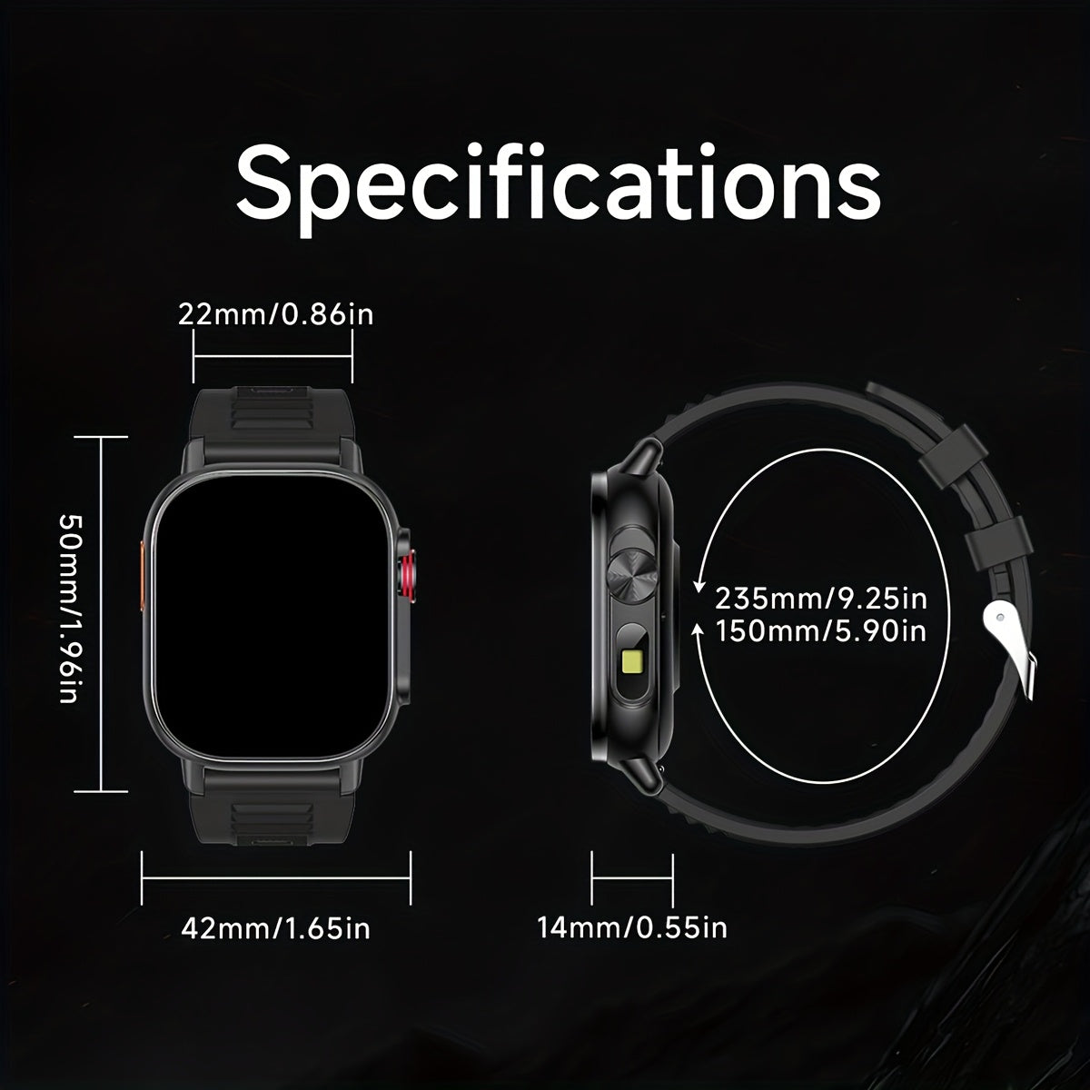 COIUSOR High-Precision GPS Smartwatch with Wireless Calling, Compass & LED, IPS HD Display