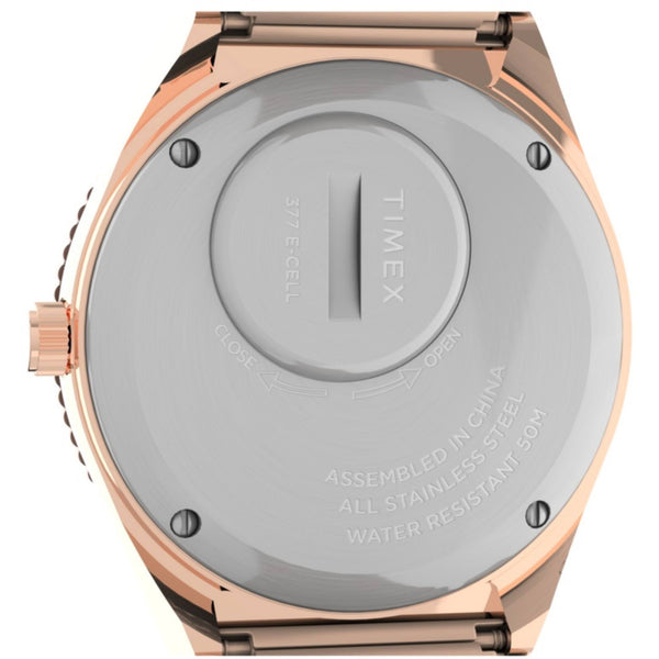 Timex TW2V38700 Women's Q Malibu Quartz Green Dial Bracelet Watch