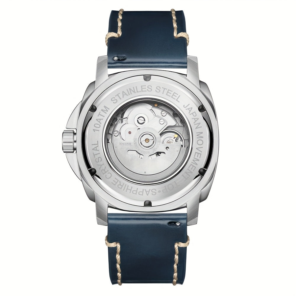 Vostok Amphibia Men'S Luxury Steel Mechanical Watch - Automatic Movement, Date Display