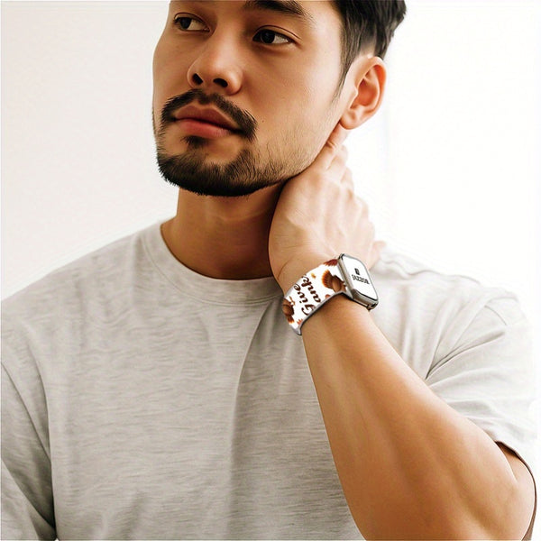 Thanksgiving Apple Watch Band A Thanksgiving-Themed Silicone Watch Band Designed Specifically for The Apple for iwatch