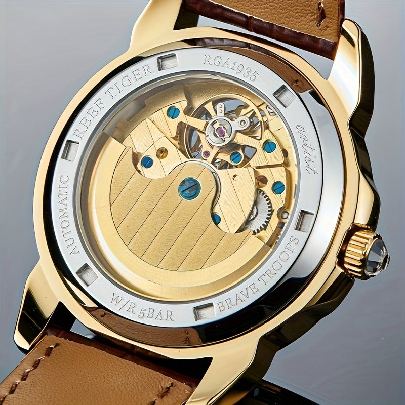 Men's Automatic Mechanical Watch Business Men's Watch Chinese Style Fashion Waterproof Men's Watch