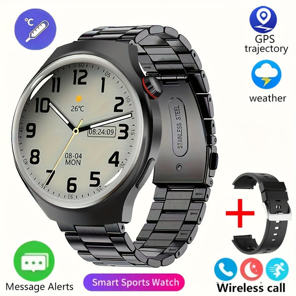 2025 New GT6 Pro Smartwatch, 1.46-inch 360 * 360 High-definition Screen, GPS Motion Trajectory, AI Voice