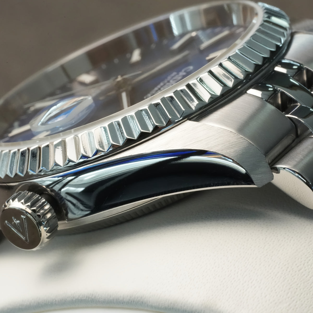 CADISEN New 's Watches Mechanical Automatic Watch for Japan 8215 AR Created-Sapphire