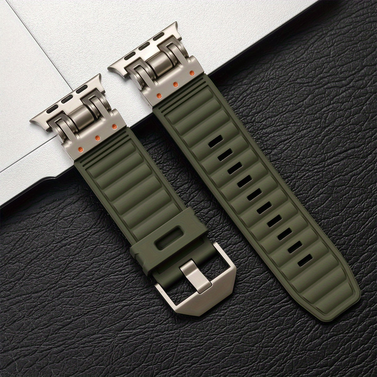 1pc Silicone Watch Band Soft Durable 1pc Silicone Sport Watch Band | Replacement Strap for iWatch Series 10