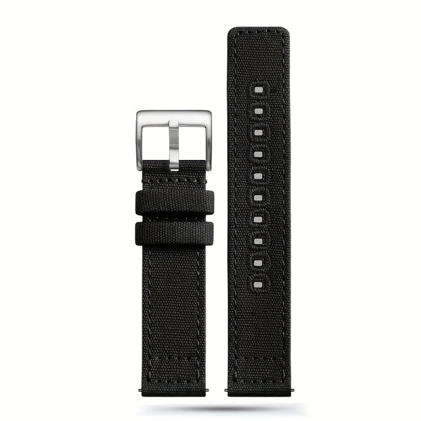 Quick Release Nylon Watch Straps Canvas Band Brushed Buckle Watchband Gifts for Men Women Smartwatch Band Aaccessories