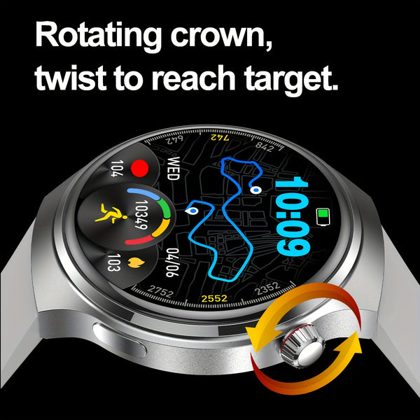 2025 new GT4 outdoor smart watch, equipped with a 1.53-inch high-definition screen