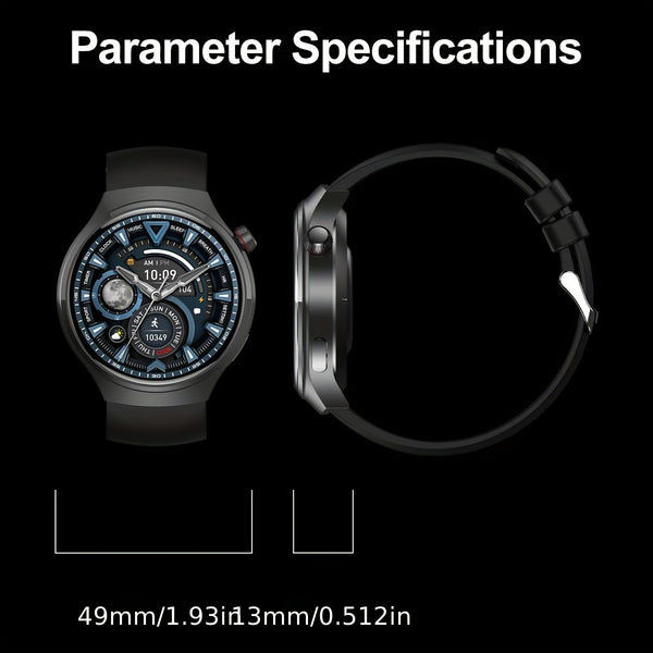 2025 new GT4 outdoor smart watch, equipped with a 1.53-inch high-definition screen