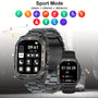COIUSOR Men's Smart Watch with 1100mAh Battery, -Free Calling, Waterproof, 100+ Sports Modes