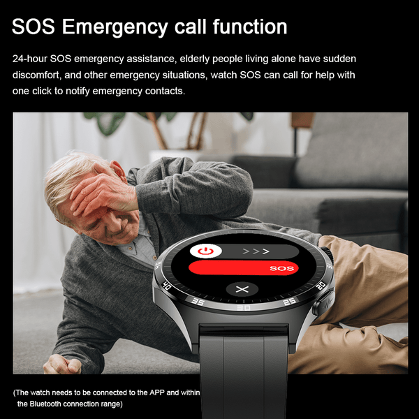 Marsyu Smartwatch with Wireless 5.0 Calls, 440mAh Long-Lasting Battery, 1.43\