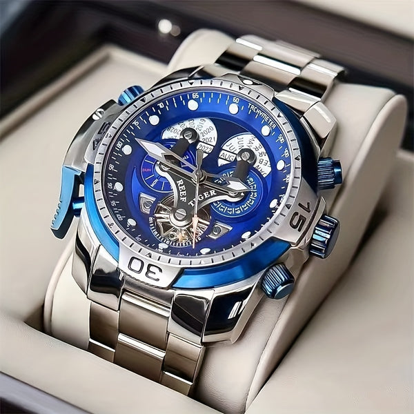 Men'S Watch Weight Sense Overlord Mechanical Watch Glow-in-the-dark Overlord Level Automatic Watch Continuously Empty Large Dial Men'S Watch