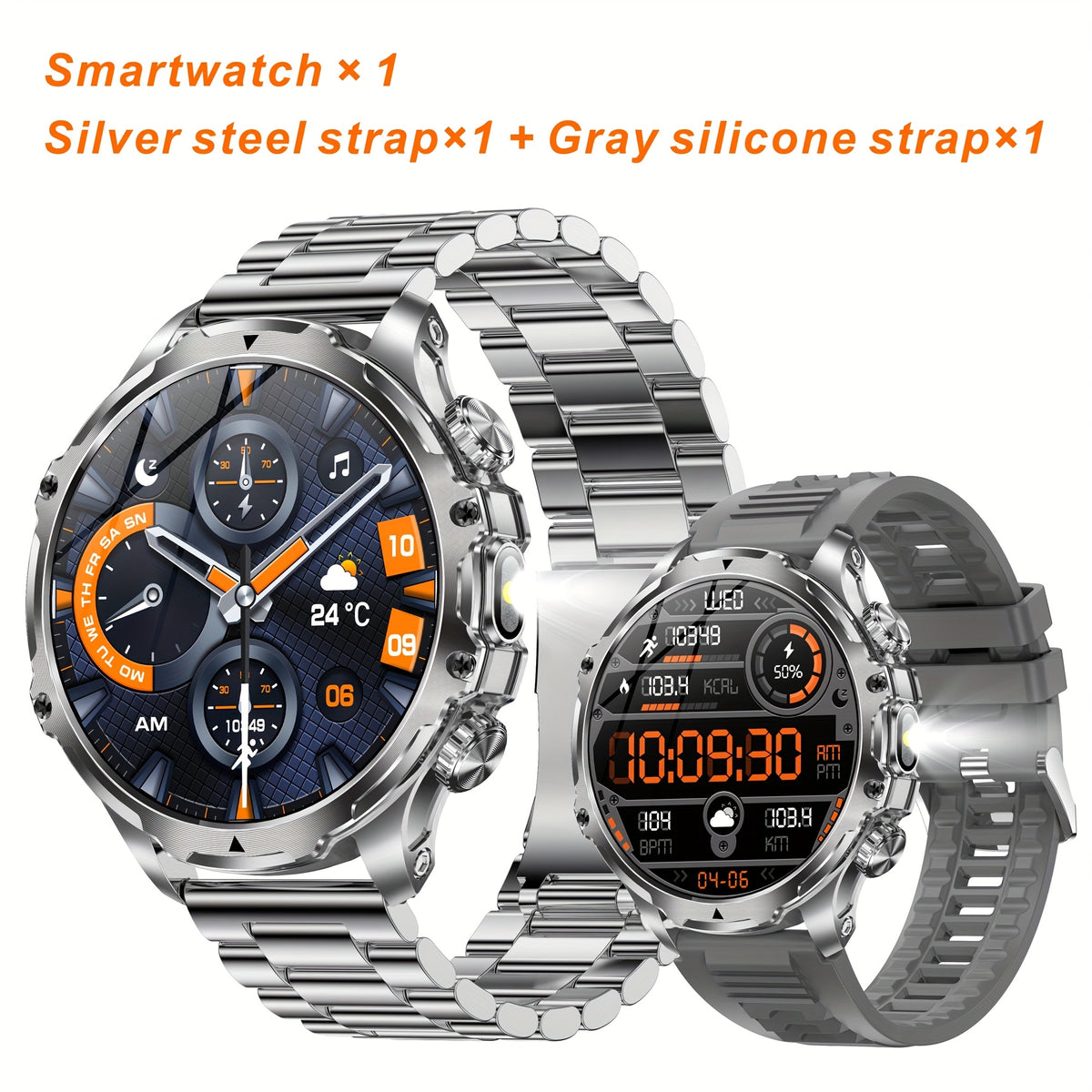 The Latest Smart Watch of 2025 (For Answering\u002FMaking Calls), with 2 Watch Straps, Battery