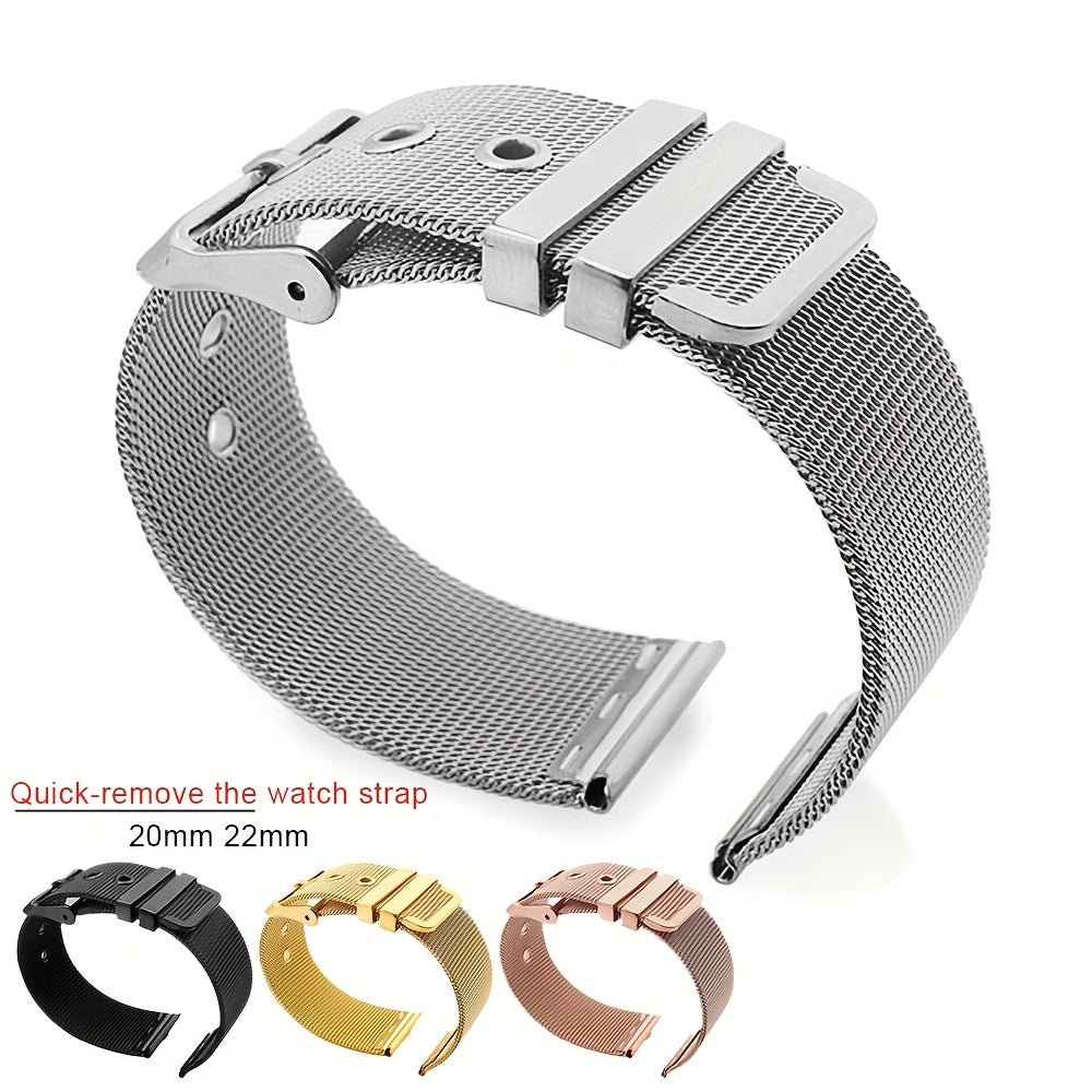 Quick Release Milanese Watch Band - Compatible with for samsung and for huawei