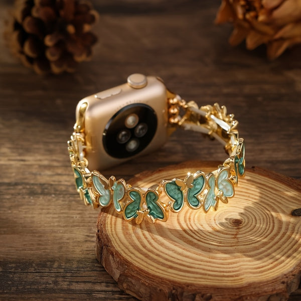 Luxury Alloy Butterfly Bracelet Strap for Apple Watch
