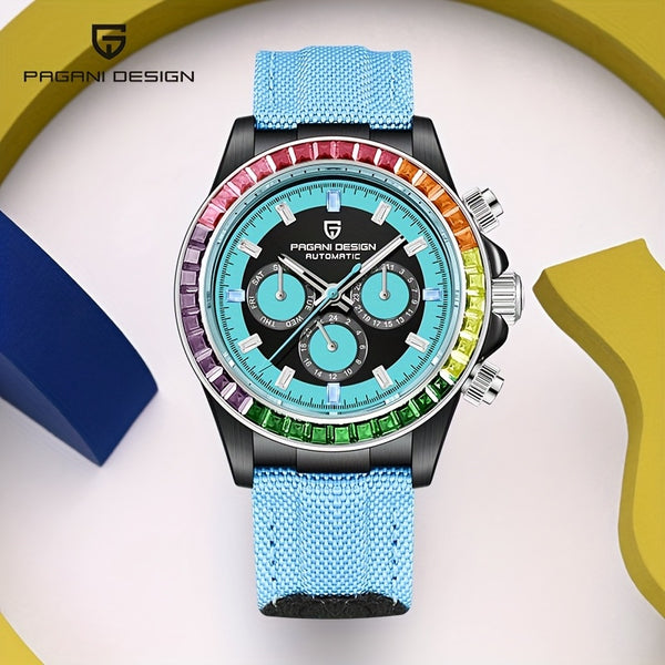 Luxury Mechanical Watch PAGANI DESIGN Men's Watch | Multifunctional Mechanical Luxury Stainless Steel Calendar