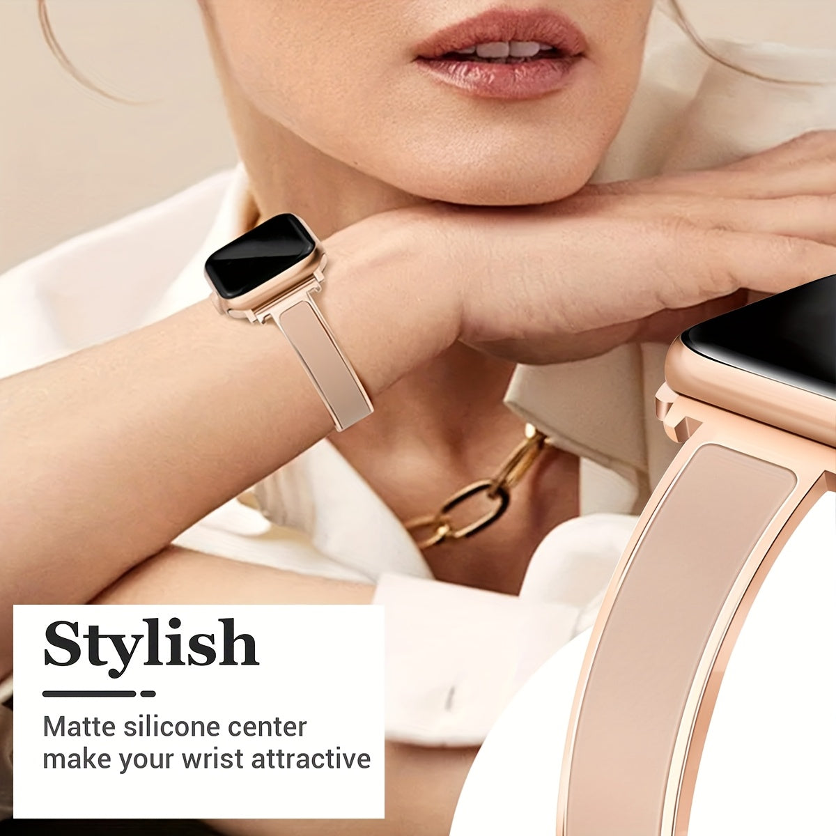 Apple Metal Bracelet Strap for Apple Watch Series 10 9 8 7 6 5 4 3 2 1 SE