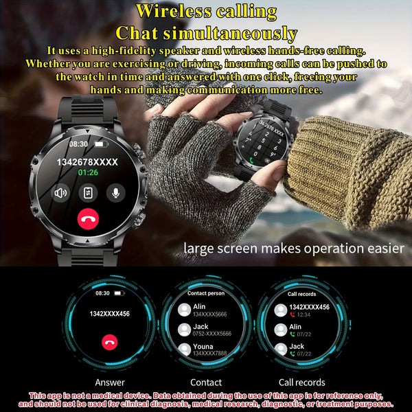 The Latest Smart Watch of 2025 (For Answering\u002FMaking Calls), with 2 Watch Straps, Battery