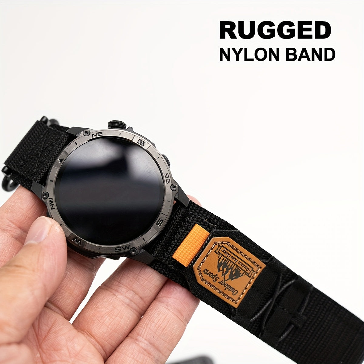 VWAR Tactical Nylon Watch Strap 22mm Quick Release for Huawei