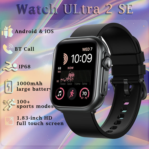 Smart Watch Multifunctional Full Screen Touch Smart Watch | 1000mAh Battery, Multiple Sport Modes