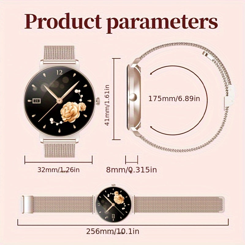 Ultra-Thin And Durable Smart Watch for Men And Women, Battery Life of 5-7 Days, Wireless Calling