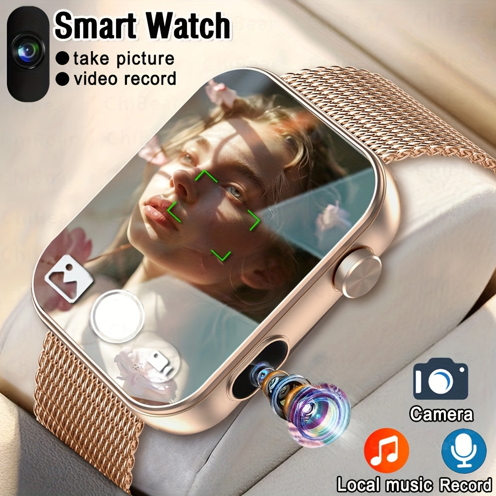 2025'S First Smart Watch That Can Take Photos, Record Audio, and Video, Equipped with Built-in Camera
