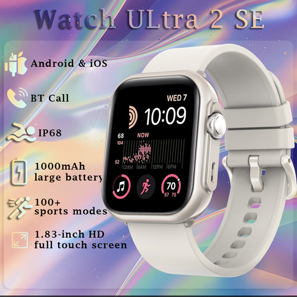 Smart Watch Multifunctional Full Screen Touch Smart Watch | 1000mAh Battery, Multiple Sport Modes