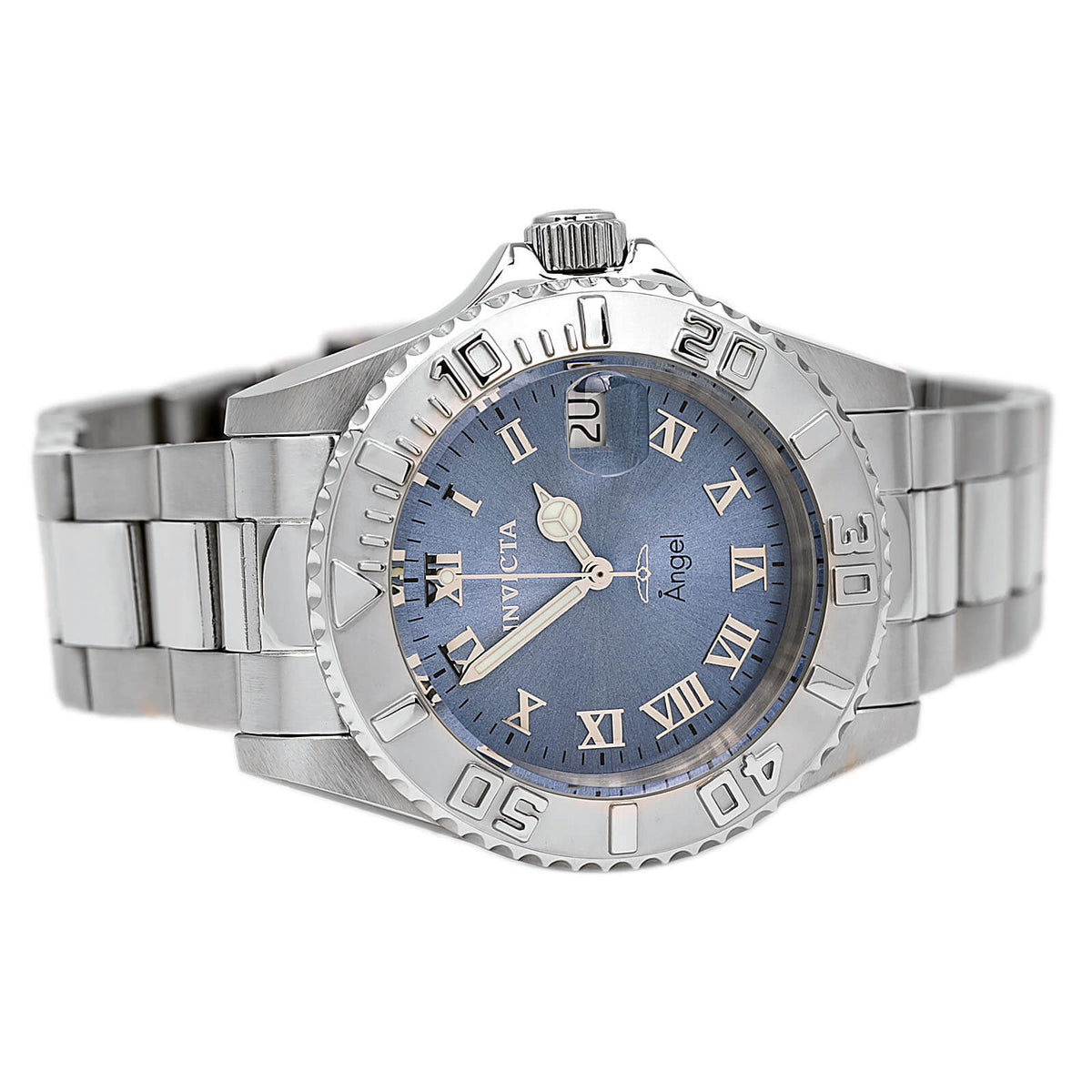 Invicta 14361 Women's Angel Quartz Light Blue Dial Stainless Steel Dive Watch