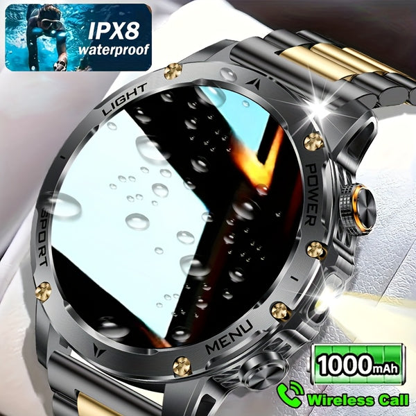 TKTKYY Men'S Smart Watch with 100+ Sport Modes, Wireless Calls