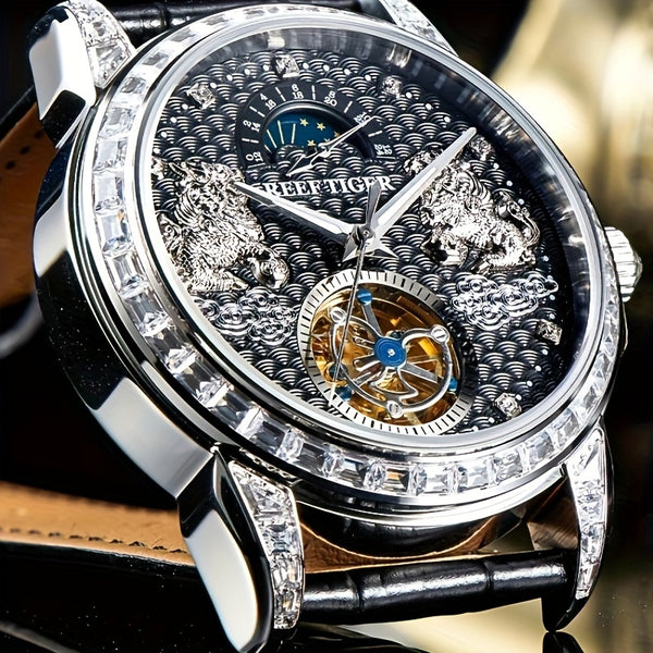 Men's Automatic Mechanical Watch Business Men's Watch Chinese Style Fashion Waterproof Men's Watch