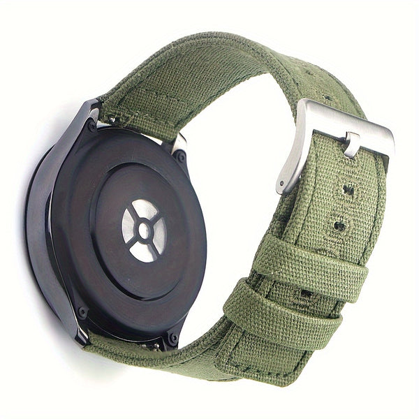 Quick Release Nylon Watch Straps Canvas Band Brushed Buckle Watchband Gifts for Men Women Smartwatch Band Aaccessories