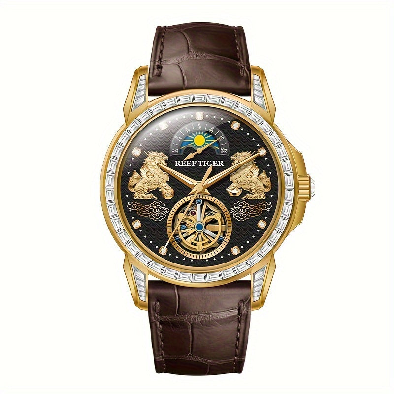Men's Automatic Mechanical Watch Business Men's Watch Chinese Style Fashion Waterproof Men's Watch
