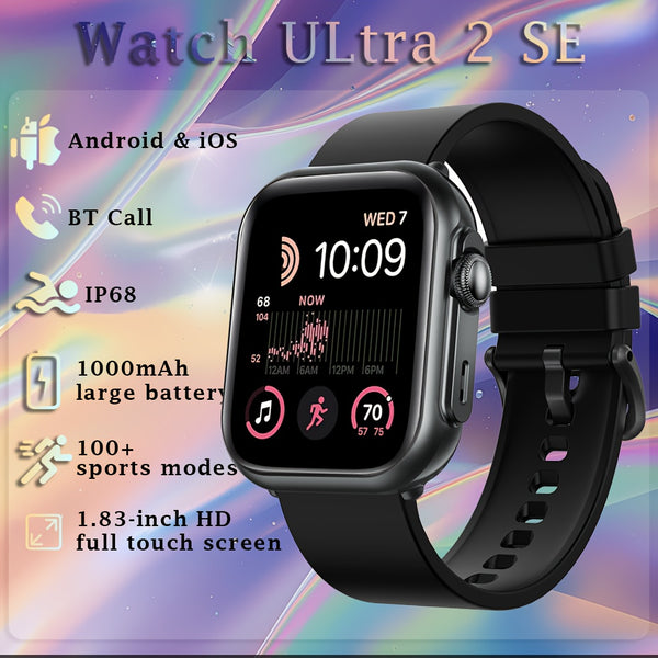 Smart Watch Multifunctional Full Screen Touch Smart Watch | 1000mAh Battery, Multiple Sport Modes