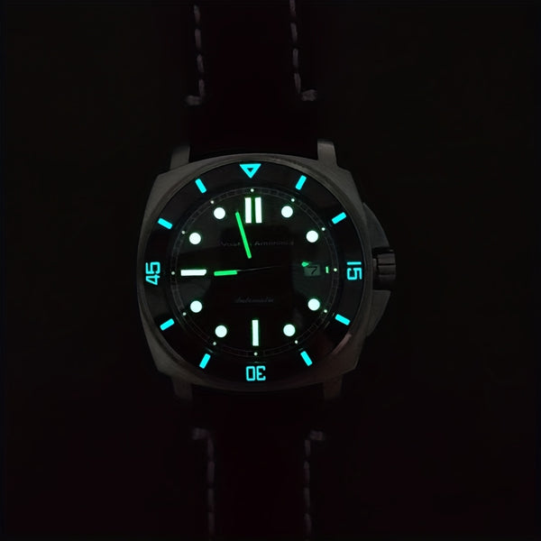 Vostok Amphibia Men'S Luxury Steel Mechanical Watch - Automatic Movement, Date Display