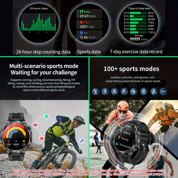 The Latest Smart Watch of 2025 (For Answering\u002FMaking Calls), with 2 Watch Straps, Battery