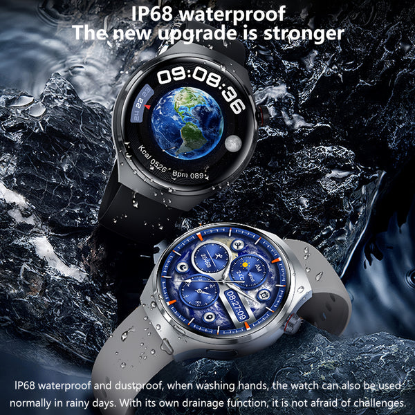 2025 New GPS Sports Smartwatch, 1, 53-inch Full Touch Screen, IP68 Swimming Watch with Built-in GPS Tracking