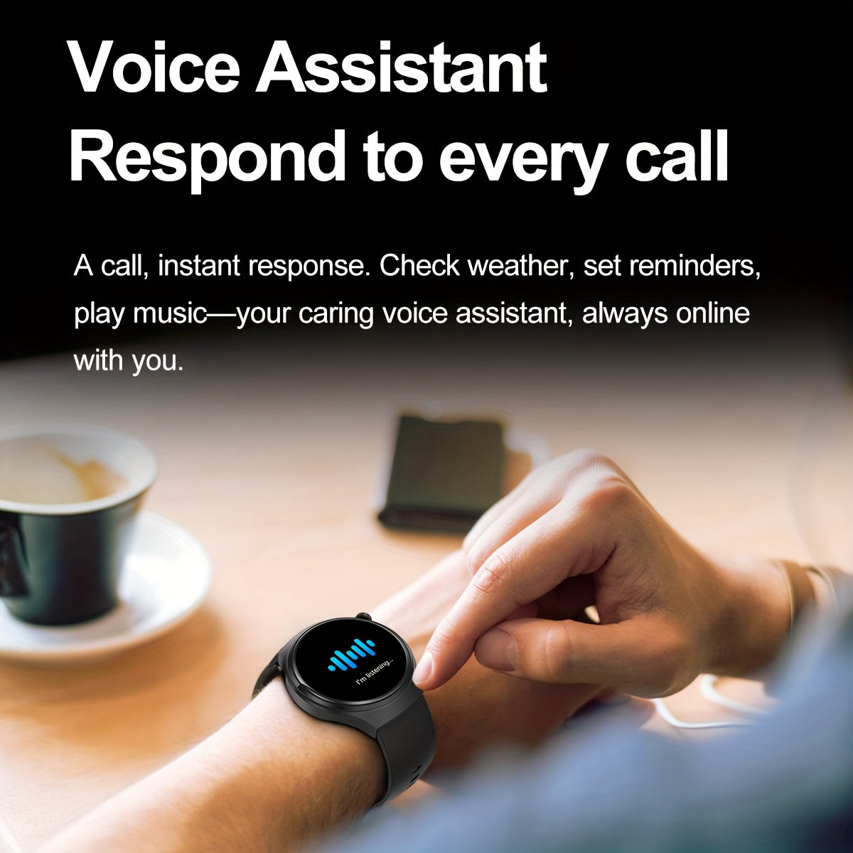 2025 new GT4 outdoor smart watch, equipped with a 1.53-inch high-definition screen