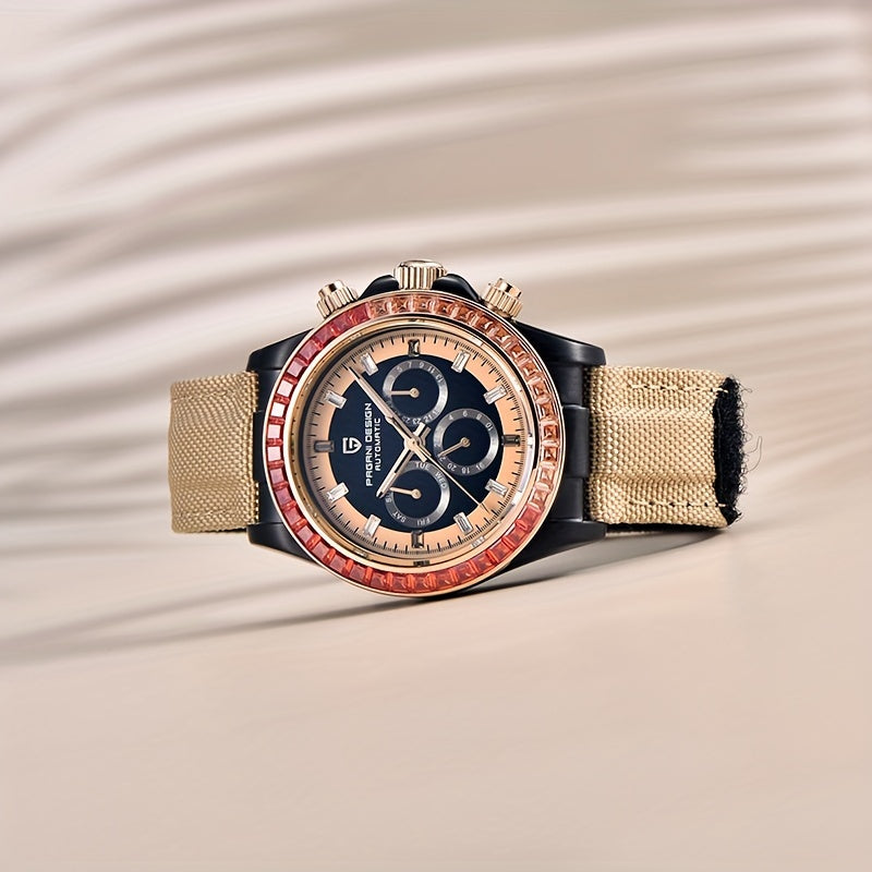 Luxury Mechanical Watch PAGANI DESIGN Men's Watch | Multifunctional Mechanical Luxury Stainless Steel Calendar