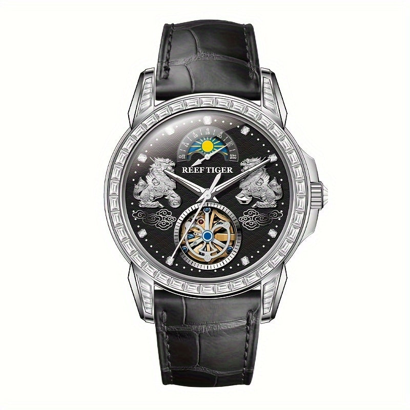 Men's Automatic Mechanical Watch Business Men's Watch Chinese Style Fashion Waterproof Men's Watch