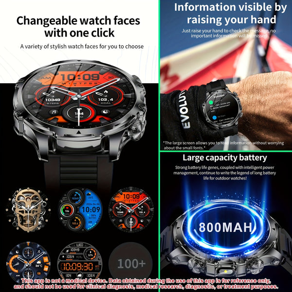 The Latest Smart Watch of 2025 (For Answering\u002FMaking Calls), with 2 Watch Straps, Battery