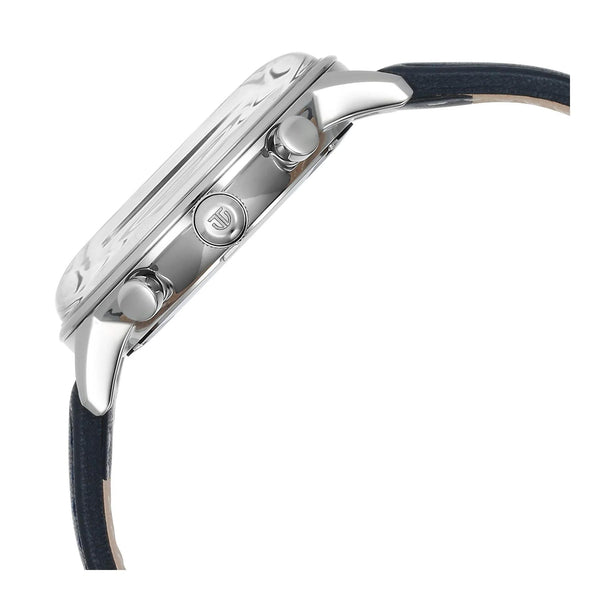 Titan Light Leathers Quartz Multifunction Black Dial Stainless Steel Strap Watch for Men – 42mm