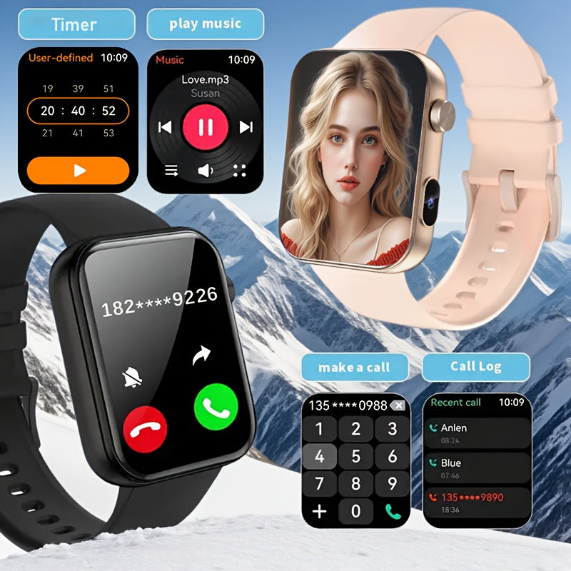 2025 First Smartwatch with Camera, Audio & Video Recording, 1.91
