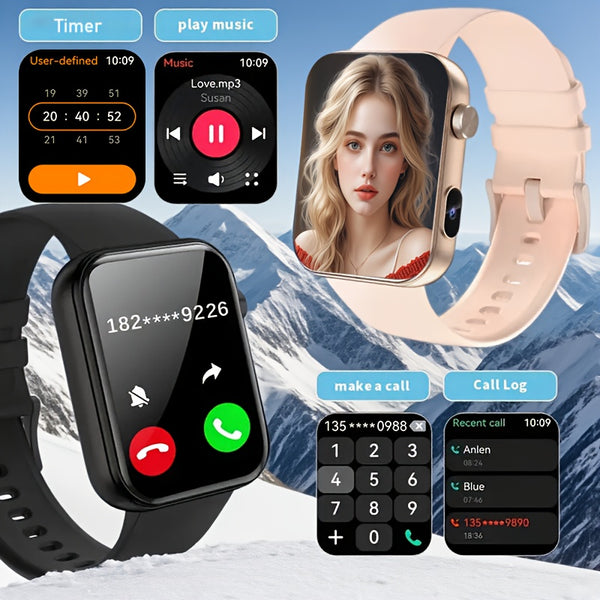 2025 First Smartwatch with Camera, Audio & Video Recording, 1.91