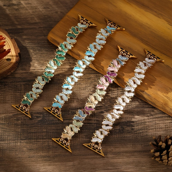 Luxury Alloy Butterfly Bracelet Strap for Apple Watch
