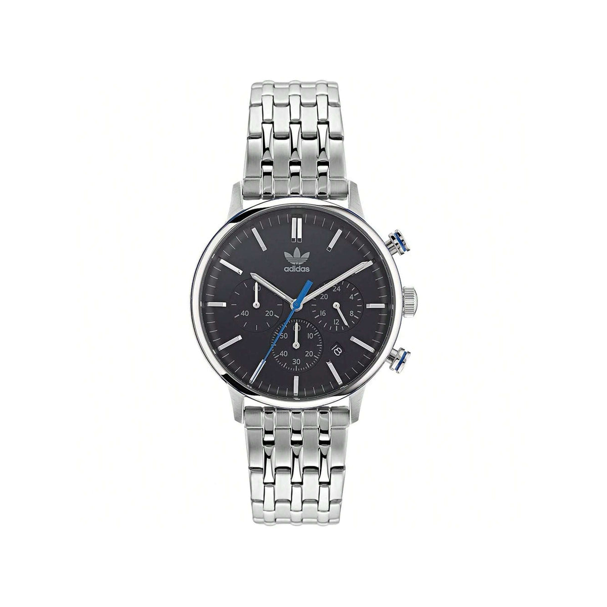 Adidas Men's Originals Style Code One Chrono Quartz Silver Bracelet Round Watch