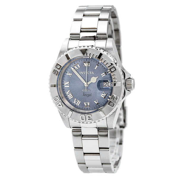 Invicta 14361 Women's Angel Quartz Light Blue Dial Stainless Steel Dive Watch