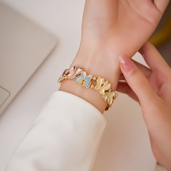 Luxury Alloy Butterfly Bracelet Strap for Apple Watch