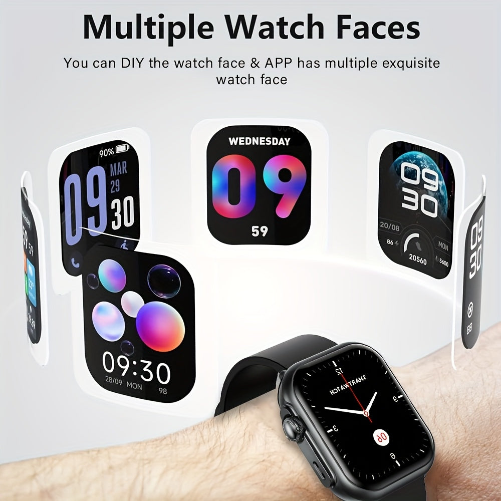 Smart Watch Multifunctional Full Screen Touch Smart Watch | 1000mAh Battery, Multiple Sport Modes