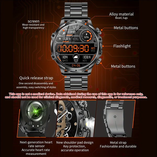 The Latest Smart Watch of 2025 (For Answering\u002FMaking Calls), with 2 Watch Straps, Battery