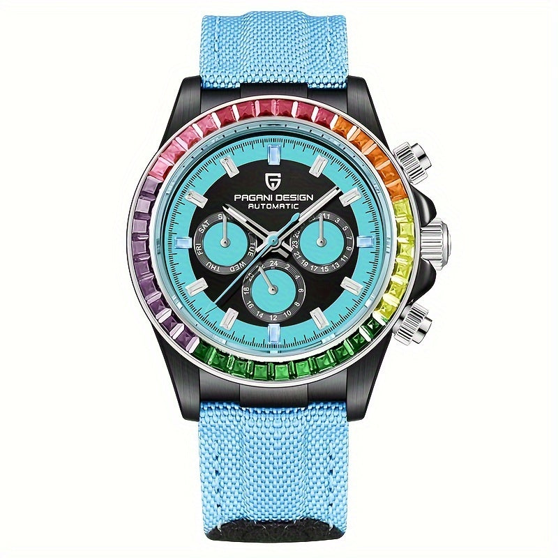 Luxury Mechanical Watch PAGANI DESIGN Men's Watch | Multifunctional Mechanical Luxury Stainless Steel Calendar