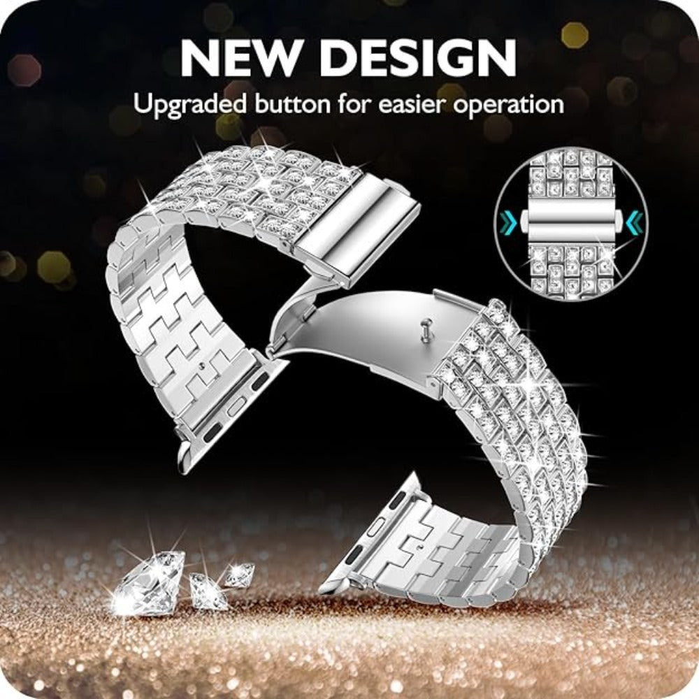 Shiny Women'S Watch Band for Apple Watch