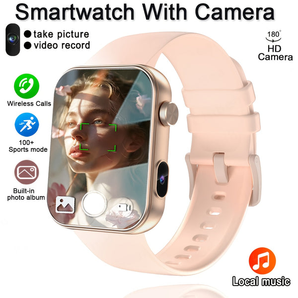 2025'S First Smart Watch That Can Take Photos, Record Audio, and Video, Equipped with Built-in Camera